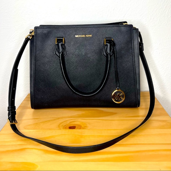 MICHAEL Michael Kors Handbags - Michael Kors Hope Large Saffiano Leather Satchel EUC